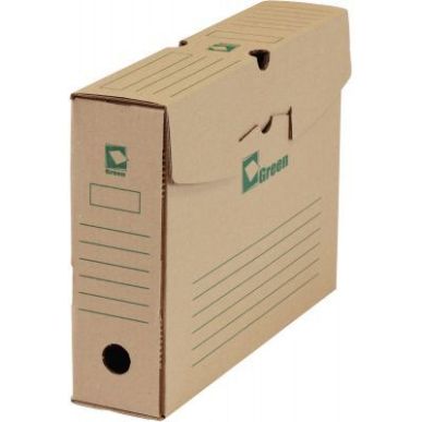 Achetez Paquet de 25 boîtes d'archives 34x25 Dos 8cm écru Green 34997 pas cher sur Ma Rentrée Sco..
