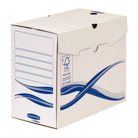 Achetez Paquet de 10 boites d'archives 33x25cm dos 15cm blanches 4460303 BANKERS BO FELLOWES pas che..