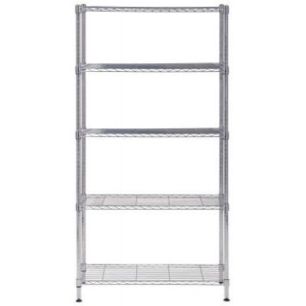 Achetez Etagère métal chromé 90x200cm MOBI5M ALBA pas cher sur Ma Rentrée Scolaire