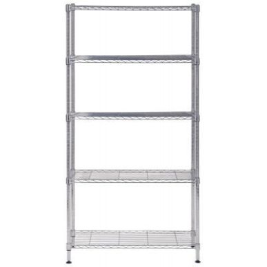 Achetez Etagère métal chromé 90x200cm MOBI5M ALBA pas cher sur Ma Rentrée Scolaire