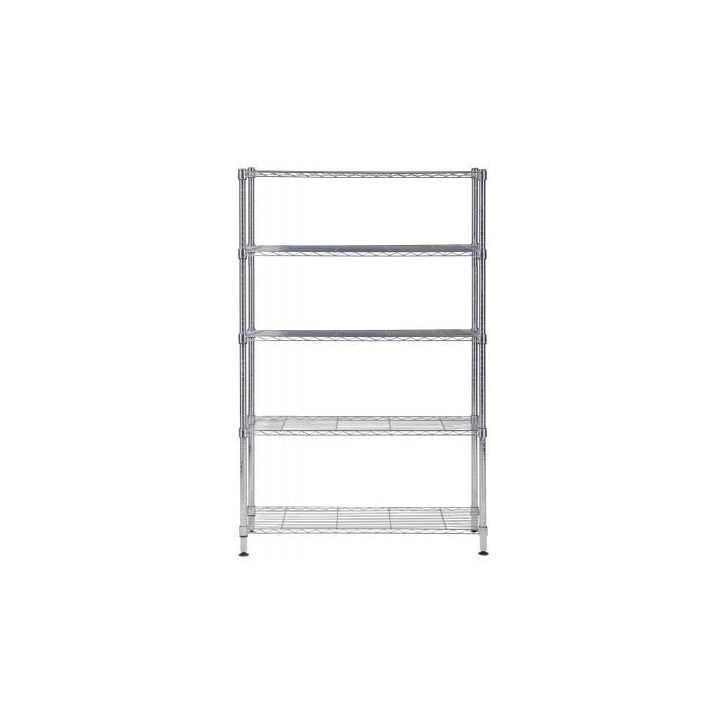 Etagère métal chromé 120x200cm MOBI5L ALBA