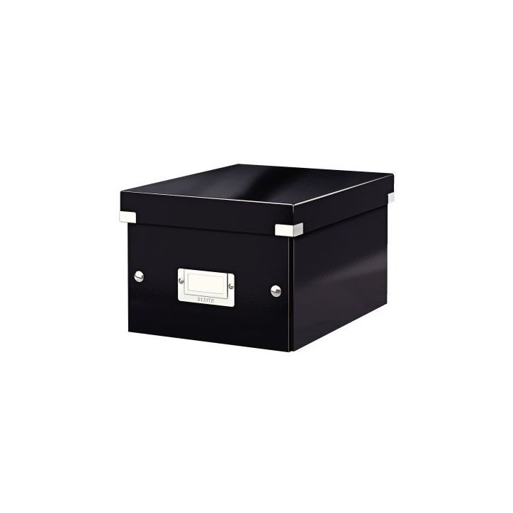 Boîte de rangement en carton CLICKSTORE A5+ noir 60430095