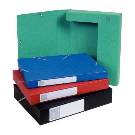Achetez Boîte de classement en carte lustrée CARTOBOX dos 4 cm, coloris assortis 14000H CARTOBOX E..