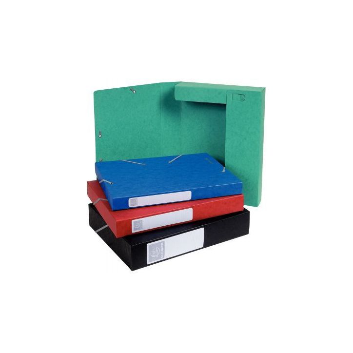 Boîte de classement en carte lustrée CARTOBOX dos 4 cm, coloris assortis 14000H CARTOBOX EXACOMPTA