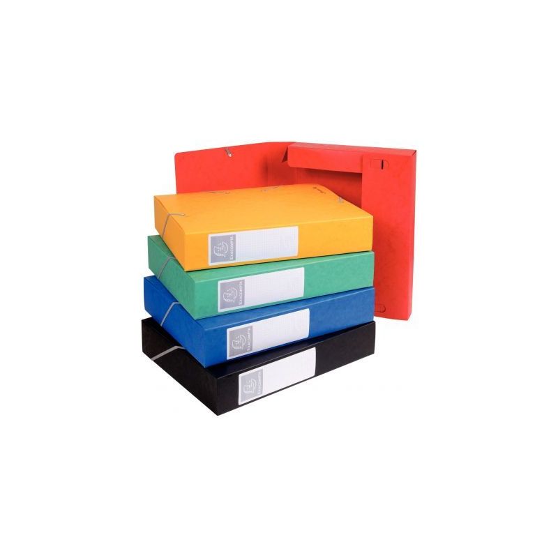 Achetez Carton de 10 boîtes de classement CARTOBOX en carte lustrée 7/10ème, dos de 60 mm, colori..