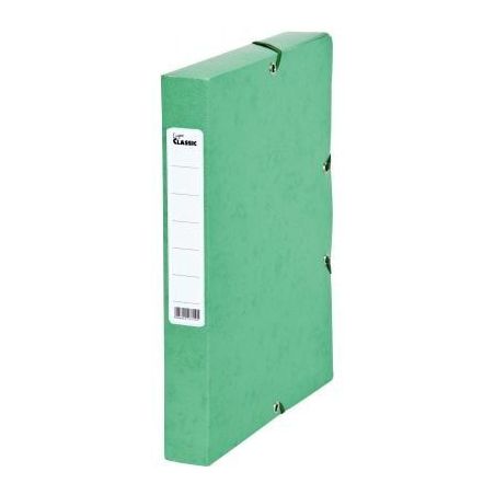 Achetez PERGAMY Boîte de classement à  élastique en carte lustrée 7/10, 600g. Dos 40mm. Coloris..