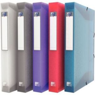 Achetez Carton de 9 boites de classement HAWAÏ en polypropylène, dos de 40 mm, couleurs assorties ..