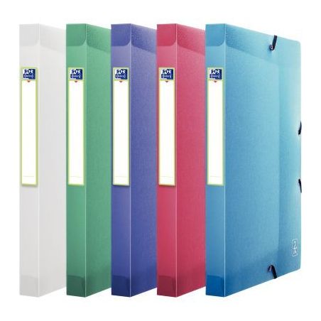 Achetez Boite de classement en polypropylène 2ND LIFE, dos 25 mm, coloris assortis 400059471 2DE LI..