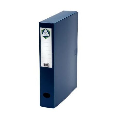 Achetez PERGAMY Boîte de classement dos de 6 cm, en polypropylène 7/10e. Coloris bleu pas cher sur..