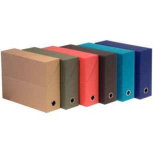 Achetez Boite de transfert papier toilé, dos 12 cm, noir 89421E EXACOMPTA pas cher sur Ma Rentrée ..