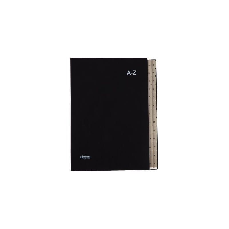 Achetez Trieur balacron alphabétique 26 compartiments coloris noir 175.2602 EXTENDOS pas cher sur M..