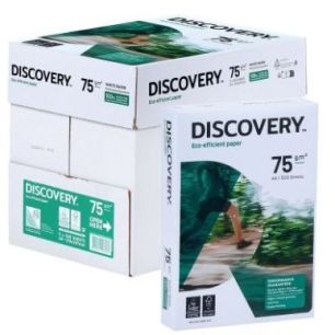 Achetez Carton de 5 ramettes de 500f format A4 75g blanc DISCOVERY 47775X5 DISCOVERY pas cher sur Ma..
