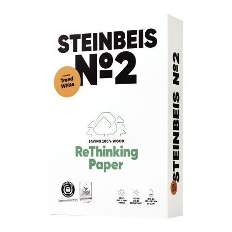 Achetez Ramette A4 de 500 feuilles 80g blanc STEINBEIS N°2 K1501666080A STEINBEIS pas cher sur Ma R..
