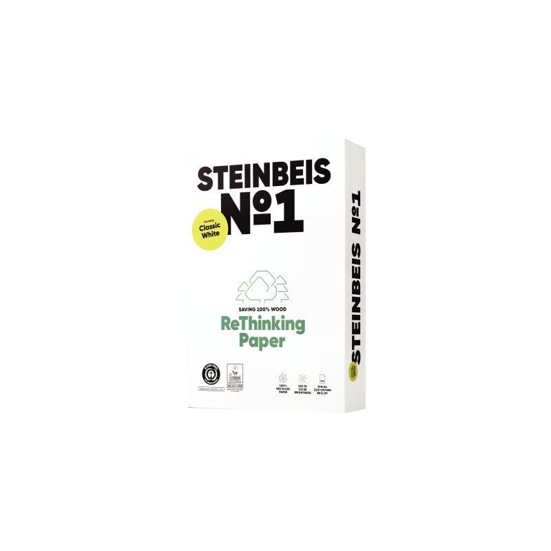 Achetez Ramette de 500 feuilles A4 80g blanc STEINBEIS N°1 K1201666080A STEINBEIS pas cher sur Ma R..