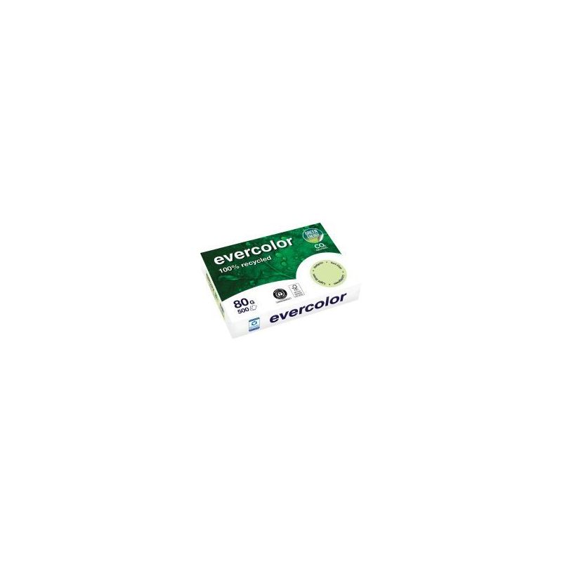 Achetez Carton de 5 ramettes de 500 feuilles format A4 80g vert recyclé 40004CX5 EVERCOLOR CLAIREFO..