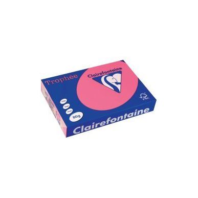 Achetez Carton de 5 ramettes de 500 feuilles format A4 80g fuchsia 1771PCX5 TROPHEE CLAIREFONTAINE p..