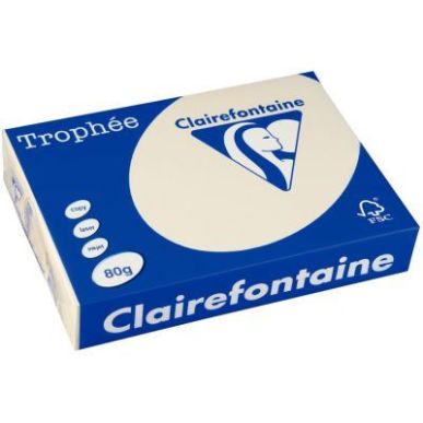 Achetez Carton de 3 ramettes de 500 feuilles format A3 80g ivoire CLAIREFONTAINE 36809 X3 TROPHEE CL..