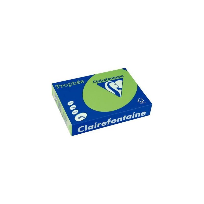 Achetez Carton de 3 ramettes de 500 feuilles format A3 80g vert menthe 36822 X3 TROPHEE CLAIREFONTAI..