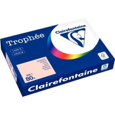 Achetez Carton de 3 ramettes de 500 feuilles format A3 80g saumon CLAIREFONTAINE 36807 X3 TROPHEE CL..