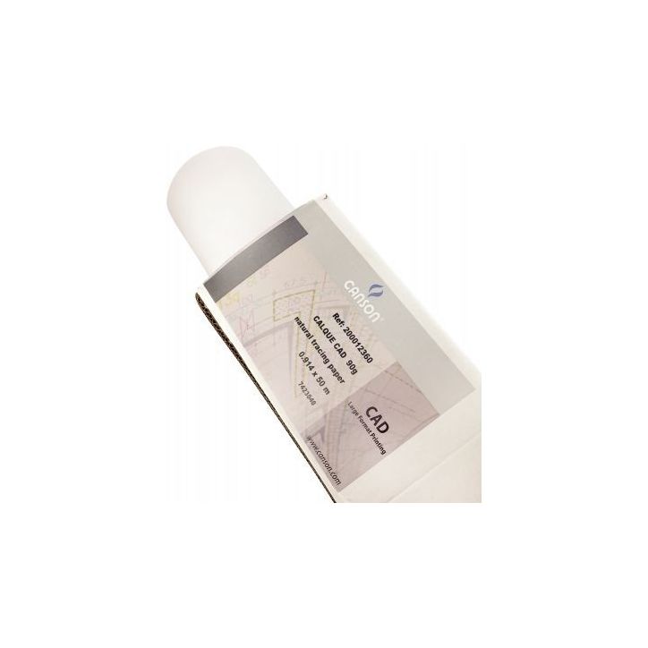 Rouleau de papier calque satin 1,10x20m 95g C200012129 CANSON