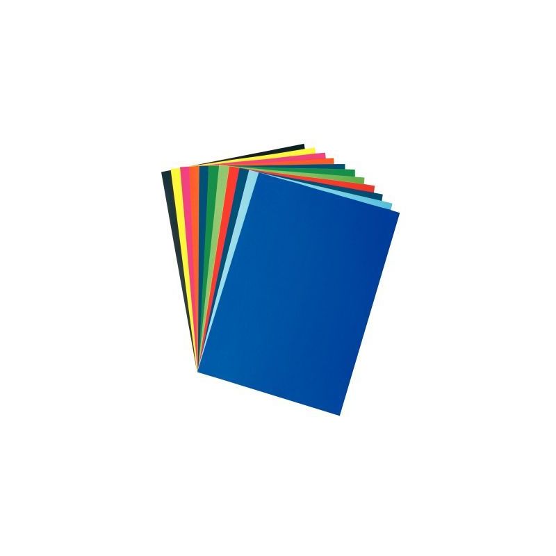Achetez Paquet de 25 feuilles affiche couleurs éclatantes 85g format 60x80cm couleurs assorties 3-0..