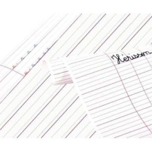 Achetez Paquet de 25 affiches imprimées, double lignes 3 mm, 60 x 80 cm 383501C CLAIREFONTAINE pas ..