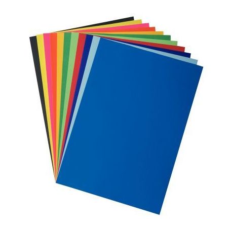 Achetez Paquet de 25 feuilles affiche couleurs éclatantes 85g format 60x80cm jaune citron 2-001-10-..
