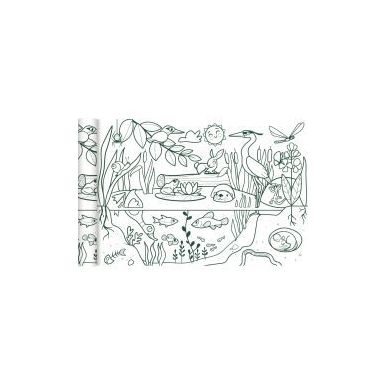 Achetez Rouleau fresque à  colorier thème de l'écosystème GY078 C pas cher sur Ma Rentrée Scol..