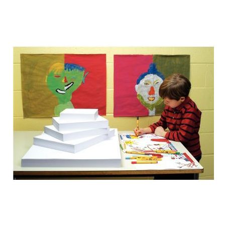 Achetez Paquet de 250 feuilles papier dessin blanc 200 g format 29,7 x 42 cm 42567 pas cher sur Ma R..