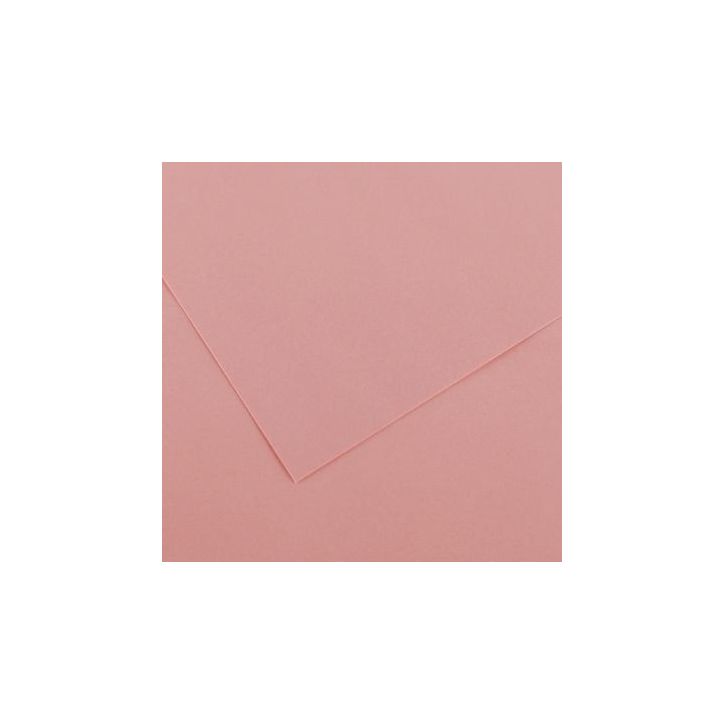 Paquet de 10 feuilles Colorline 50x65 cm 150 g rose pétale C200041386 CANSON