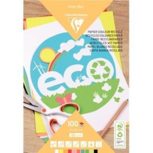 Achetez Bloc de 100 feuilles de papier dessin couleur recyclé format A4 80g 26501C CLAIREFONTAINE p..