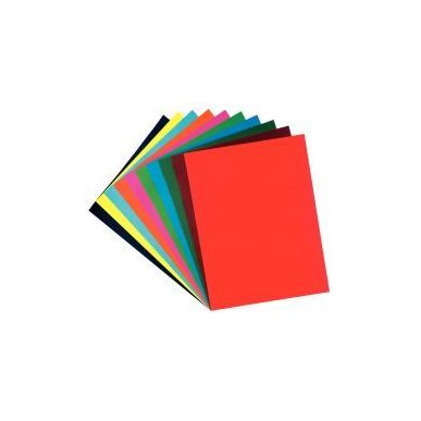Achetez Paquet de 50 feuilles Cartoline 50 x 65 cm 120 g couleurs assorties 456299C CLAIREFONTAINE p..