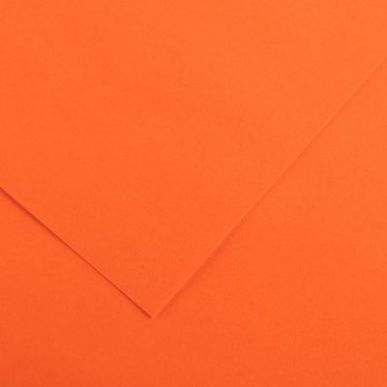 Achetez Paquet de 10 feuilles Colorline 50x65 cm 150 g orange C31074S054 CANSON pas cher sur Ma Rent..