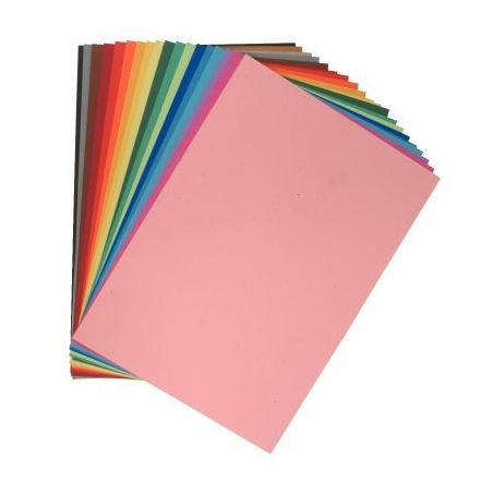 Achetez Paquet de 10 feuilles papier dessin couleur format 50x65 cm 160 g parme 50X65/16010PA pas ch..