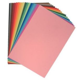 Achetez Paquet de 250 feuilles papier de couleurs 160G couleurs assorties 22736 pas cher sur Ma Rent..