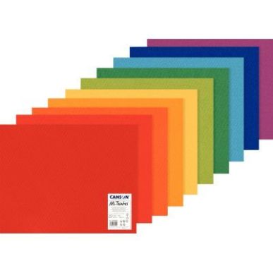 Achetez Paquet de 10 feuilles mi teintes format 50x65 cm teintes vives C31032S136 CANSON pas cher su..
