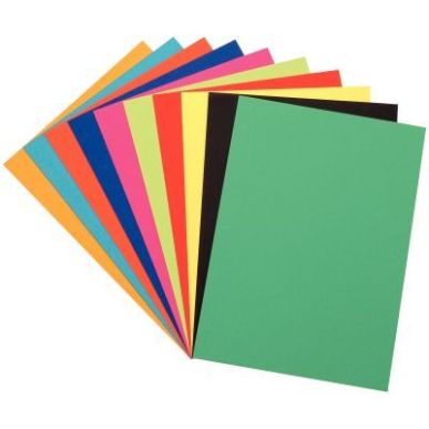 Achetez Paquet de 100 feuilles à  dessin de couleurs 50X65 250G 22735 pas cher sur Ma Rentrée Sco..