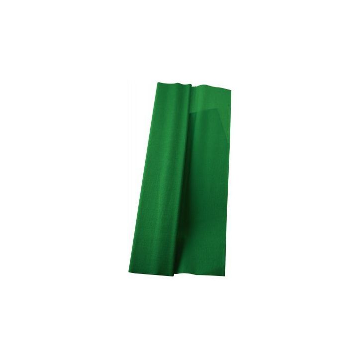Paquet de 10 feuilles crépon supérieur 250x50  vert pré 15921