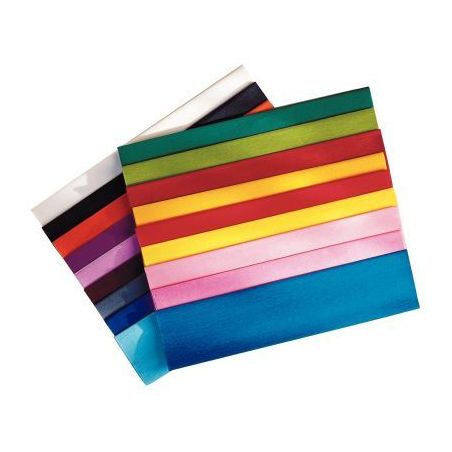 Achetez Paquet de 10 feuilles crépon ordinaire 200x50 cm jaune citron 2111 pas cher sur Ma Rentrée..