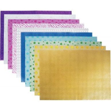 Achetez Pochette de 10 feuilles pailletées holographiques adhesives A4 4797 pas cher sur Ma Rentré..