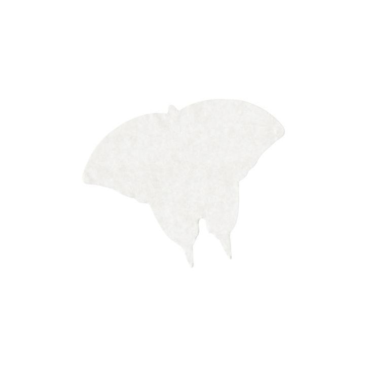 Sachet de 48 papillons en papier diffuseur blanc format 23 x 18 cm 1111001