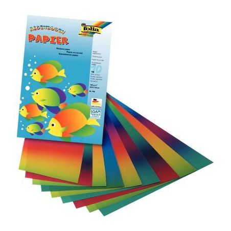 Achetez Pochette de 10 feuilles de papier arc-en-ciel, format 22,5 x 32 cm 765 pas cher sur Ma Rentr..