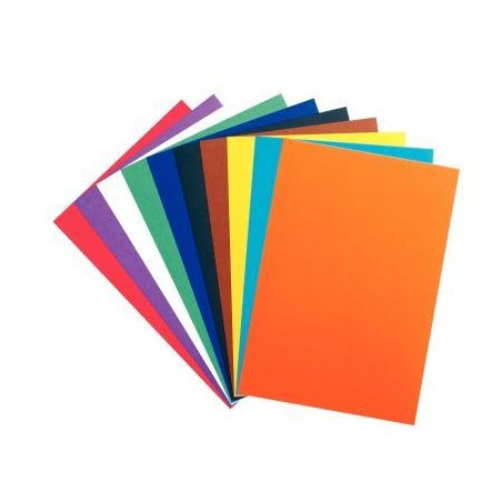 Achetez Paquet de 100 feuilles de carton couleur, 340 grammes, format : 29 x 42 cm E083060 pas cher ..