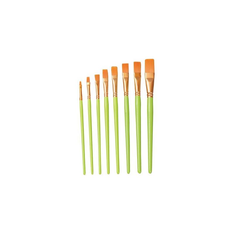 Achetez Sachet de 10 pinceaux synthétique plats n°6 2006 pas cher sur Ma Rentrée Scolaire