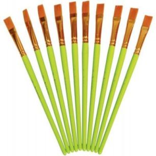 Achetez Sachet de 10 pinceaux synthétique plats n°12 2012/12130 pas cher sur Ma Rentrée Scolaire