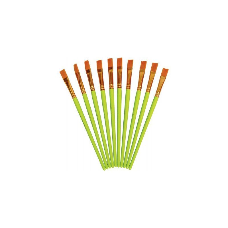 Achetez Sachet de 10 pinceaux synthétique plats n°12 2012/12130 pas cher sur Ma Rentrée Scolaire