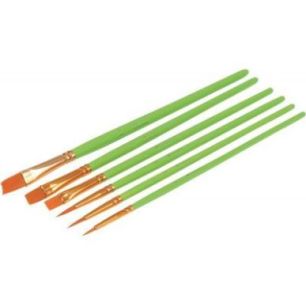 Achetez Pot de 144 pinceaux et brosses en poils synthétiques - 72 pinceaux ronds (24 n° 4 + 24 n°..