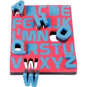 Achetez Lot de 26 maxi pochoirs éponges 2 densités. les 26 lettres de l'alphabet en majuscule 1700..