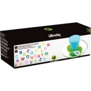 Achetez Lot de 26 maxi tampons, les 26 lettres de l'alphabet en majuscule ATP400083 WONDAY pas cher ..