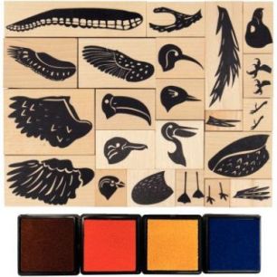 Achetez Tampons encreurs oiseau 17x13cm L740220 pas cher sur Ma Rentrée Scolaire